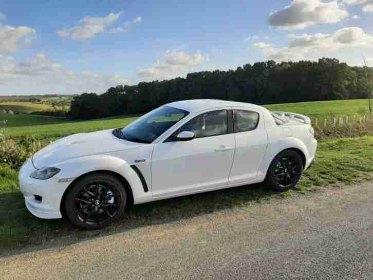 White Mazda RX8 40th Anniversary 2008 231ps