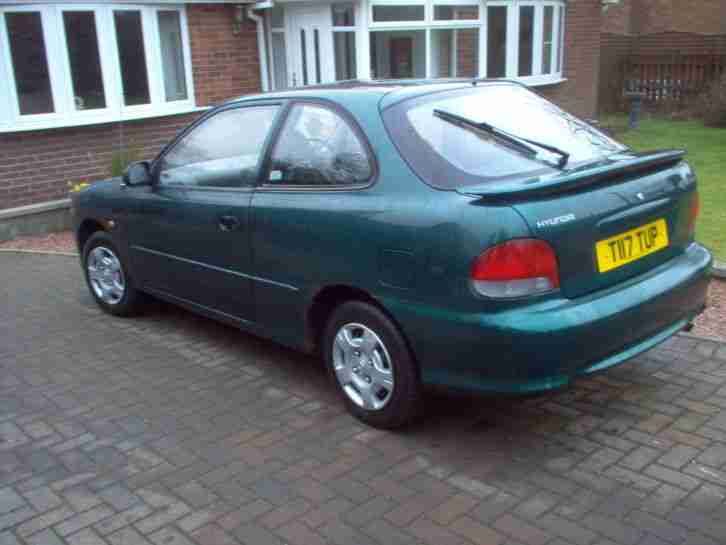 Hyundai 1999 ACCENT COUPE SI GREEN. car for sale