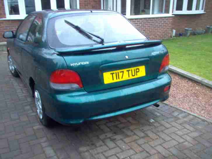 Hyundai 1999 ACCENT COUPE SI GREEN. car for sale