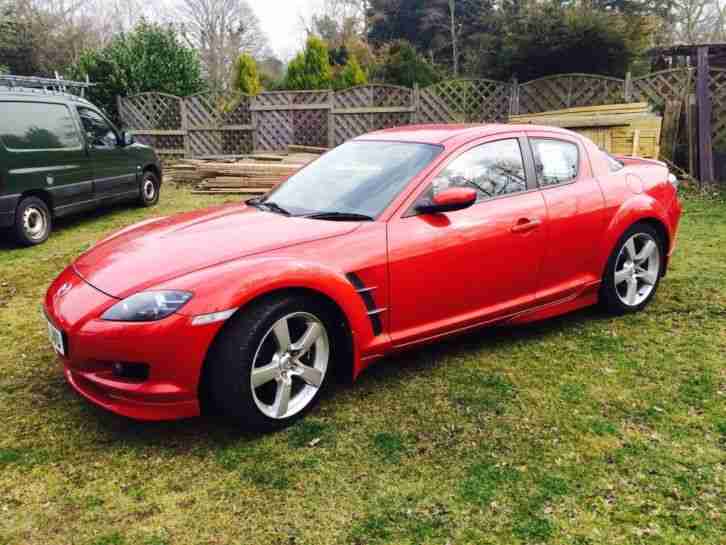 Mazda rx8 231 2006 red low mileage. car for sale