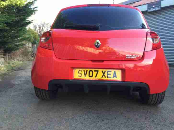 RENAULT SPORT CLIO 197 RED LOW MILAGE 52K FSH BELTS DONE RTECH IMMACULATE 182 F1